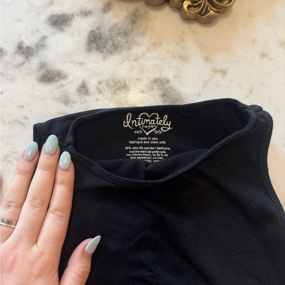 Free People Black Tank Top